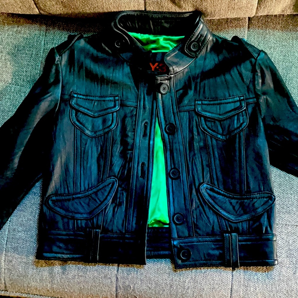 Y-3 leather Jacket